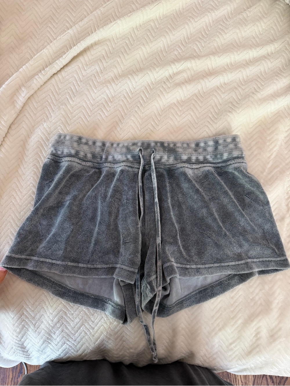 Gray Hardtail Shorts